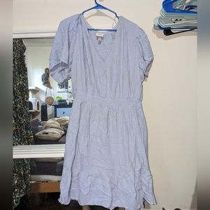 Knox Rose Short Sleeve Light Blue Dress XXL